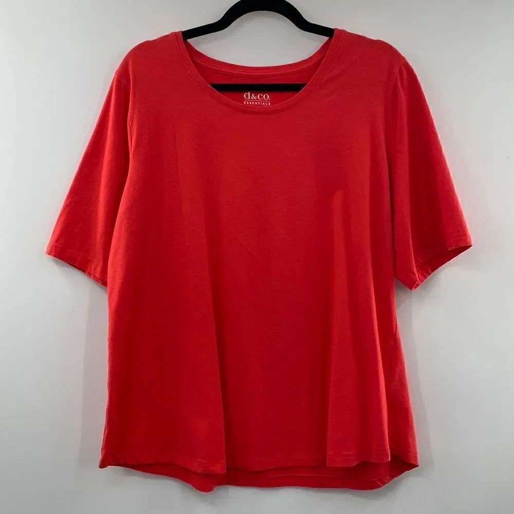 3For$20 d&co Pink/Orange Tee sizre Large